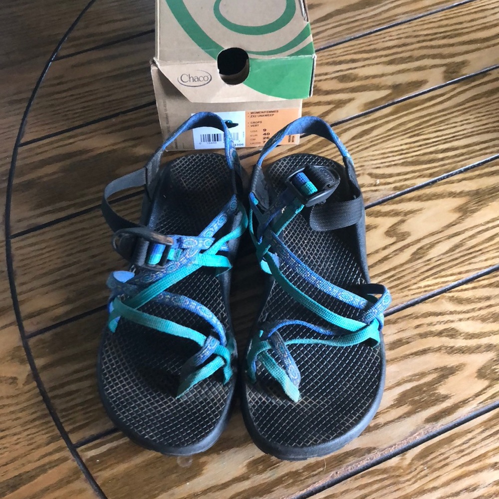 Women’s Chacos-Blue and Teal ZX2-Unaweep